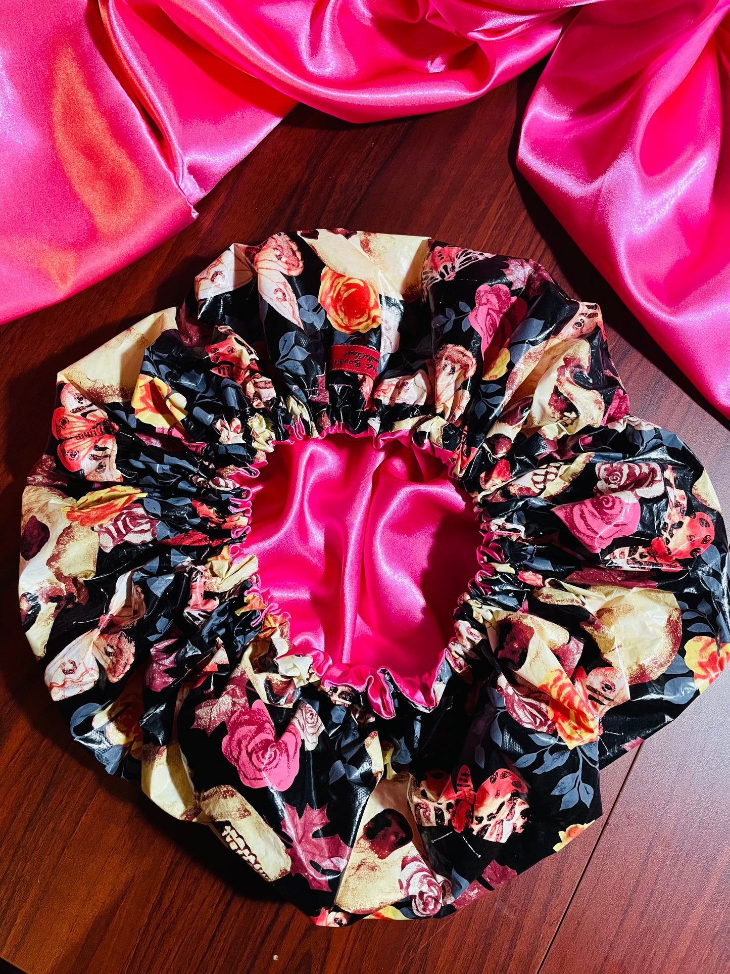 Skulls & Roses Waterproof Bath Bonnet