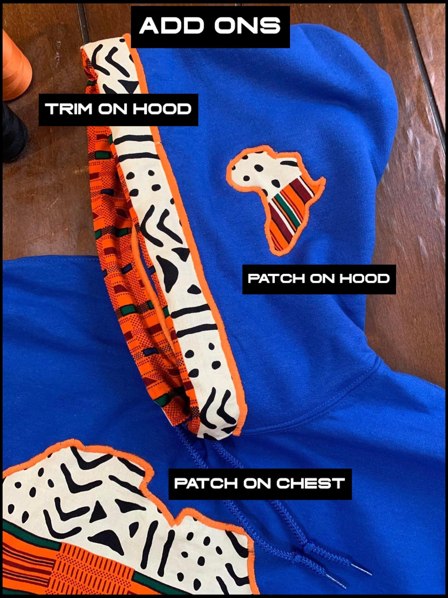 Custom Personalized Photo or Image with Patched Crewneck