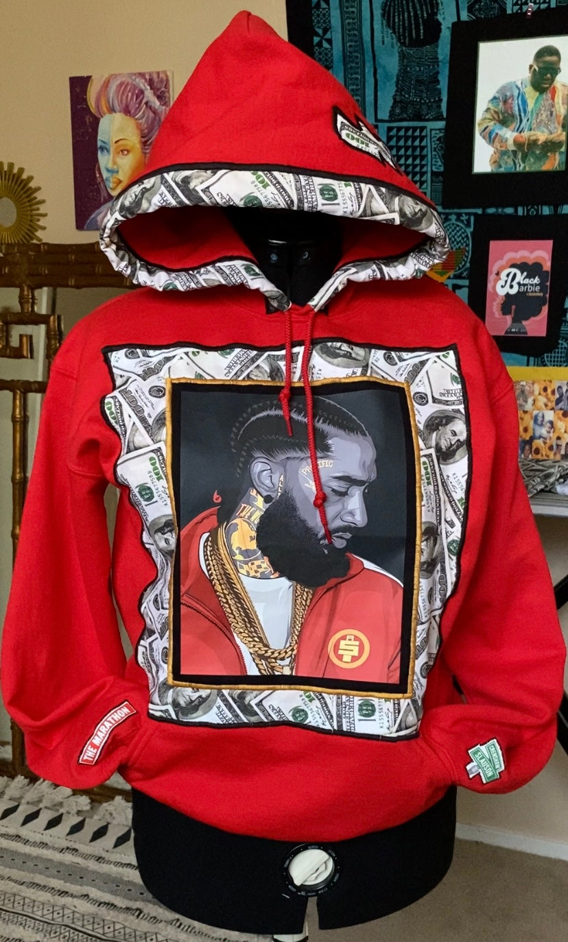 Custom Personalized Photo or Image with Patched Crewneck