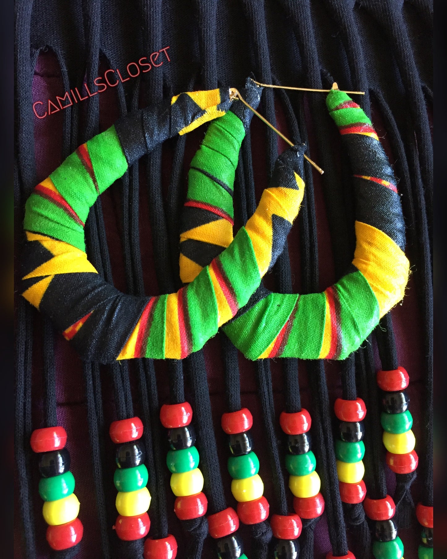 Bob Marley Beaded Shirt