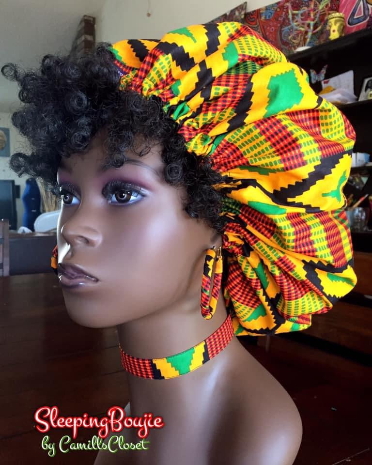 Nigerian Kente Bonnets