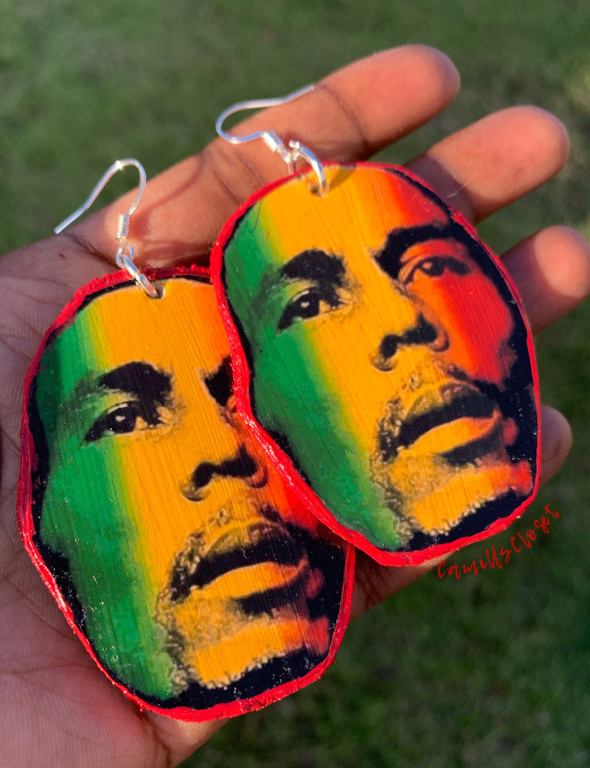 Bob Marley Beaded Shirt