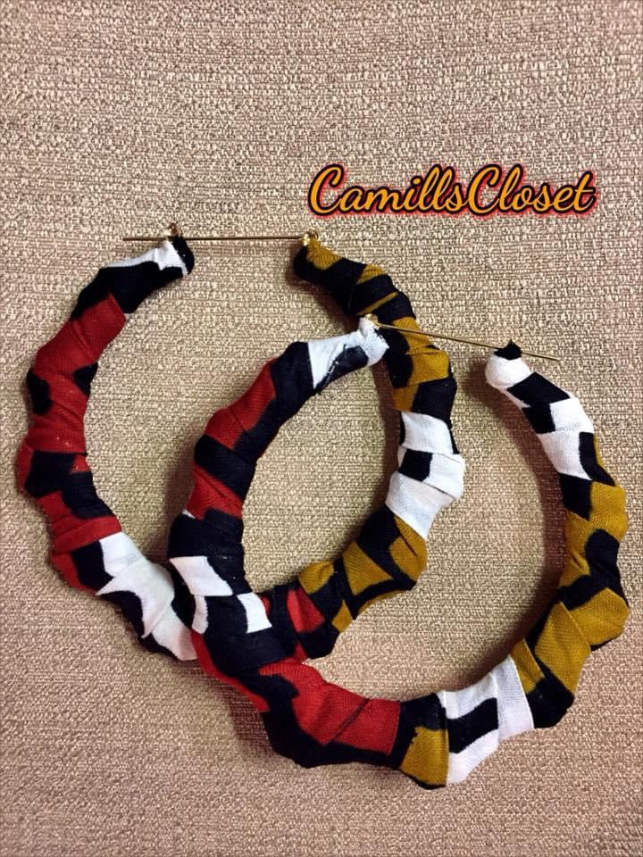 Kuba Bamboos & Doorknocker Earrings