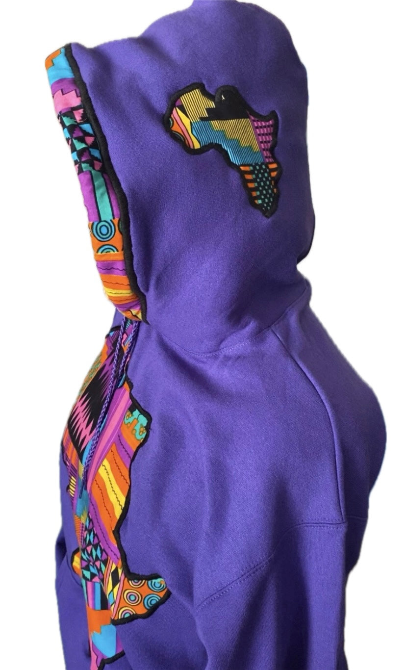 Royal Purple Africa Hoodie