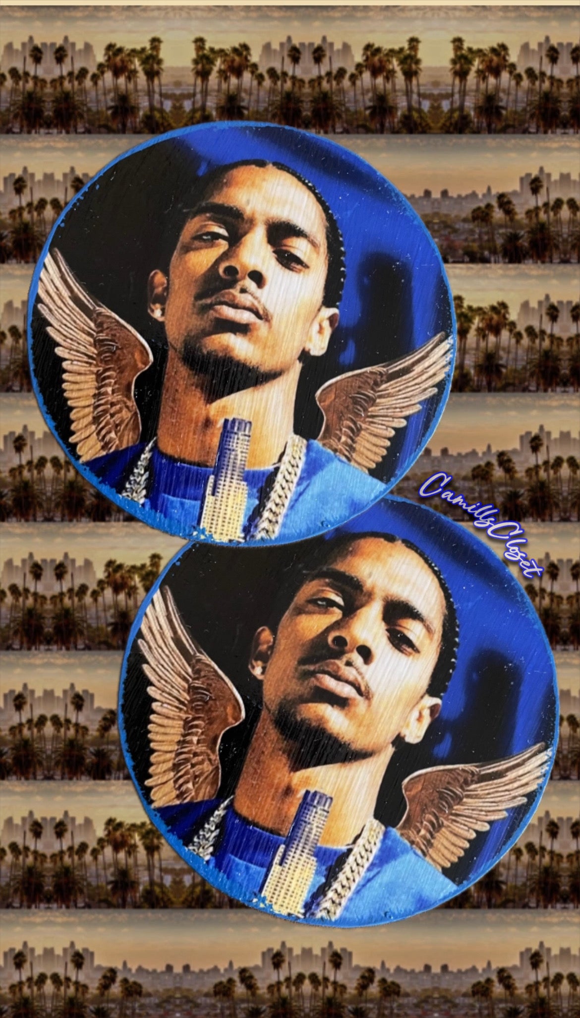 Nipsey Hussle (LA Angel) Magnets