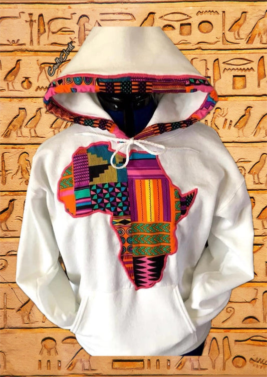 White Africa Hoodie