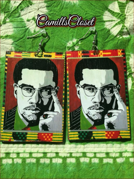 Malcolm X Earrings II