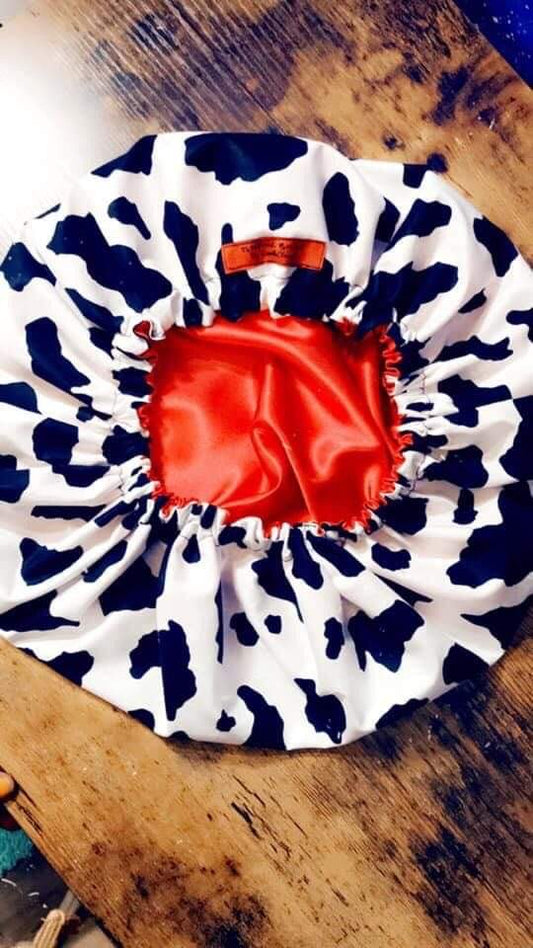 Cow Print Bonnets