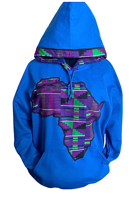 Blue Africa Hoodie