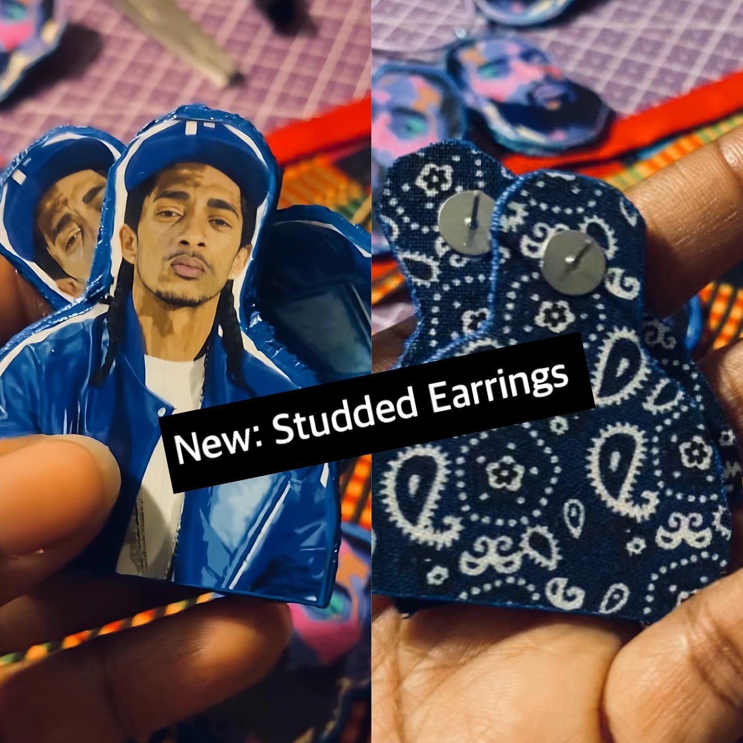 Nipsey Hussle Stud Earrings