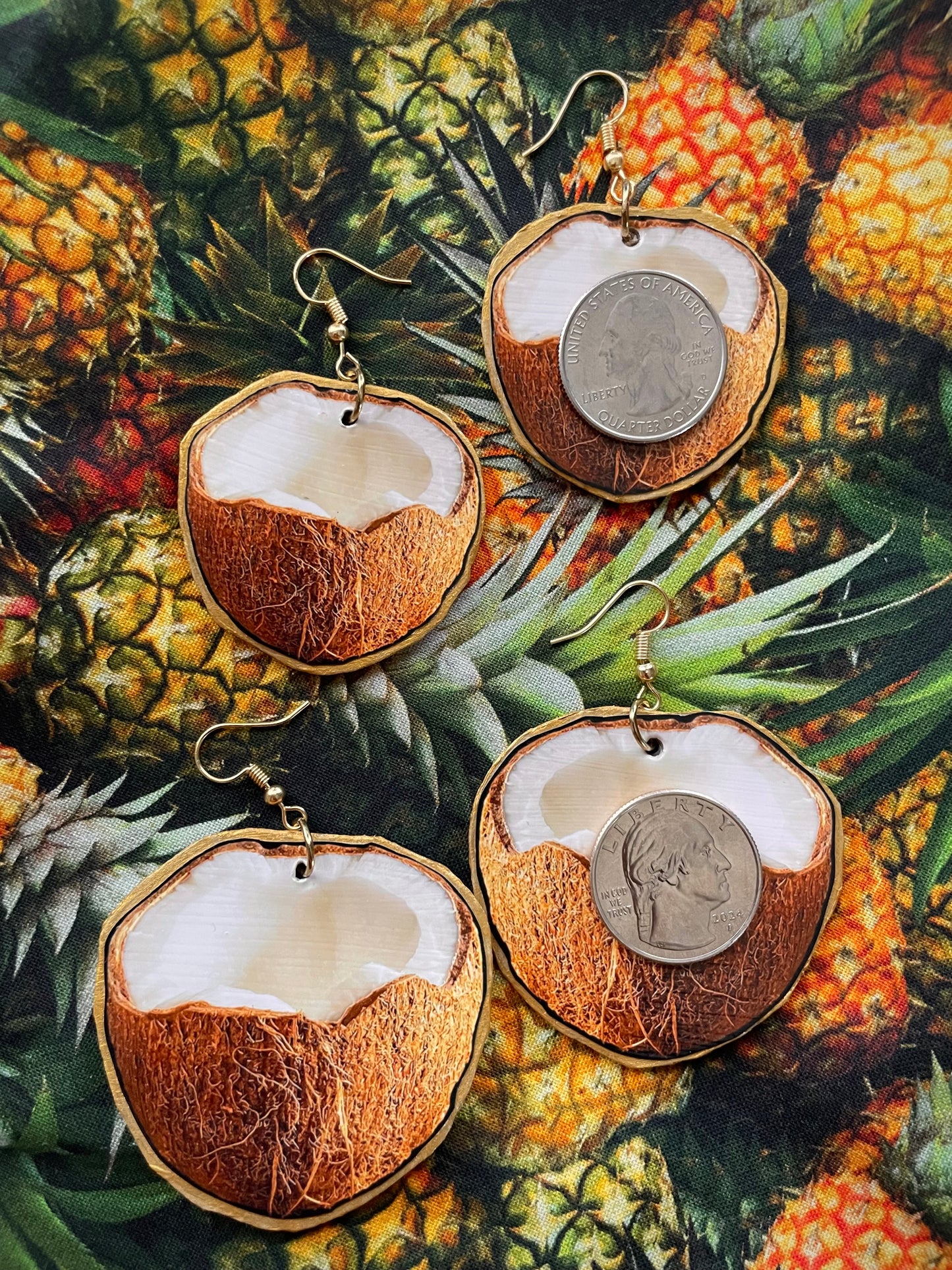Coconut Earrings