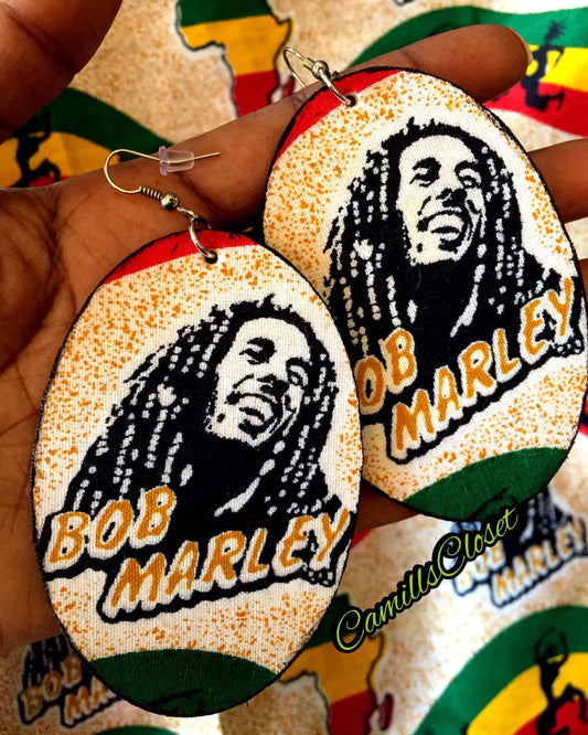 Bob Marley (Africa) Earrings