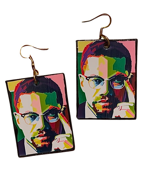 Malcolm X Earrings