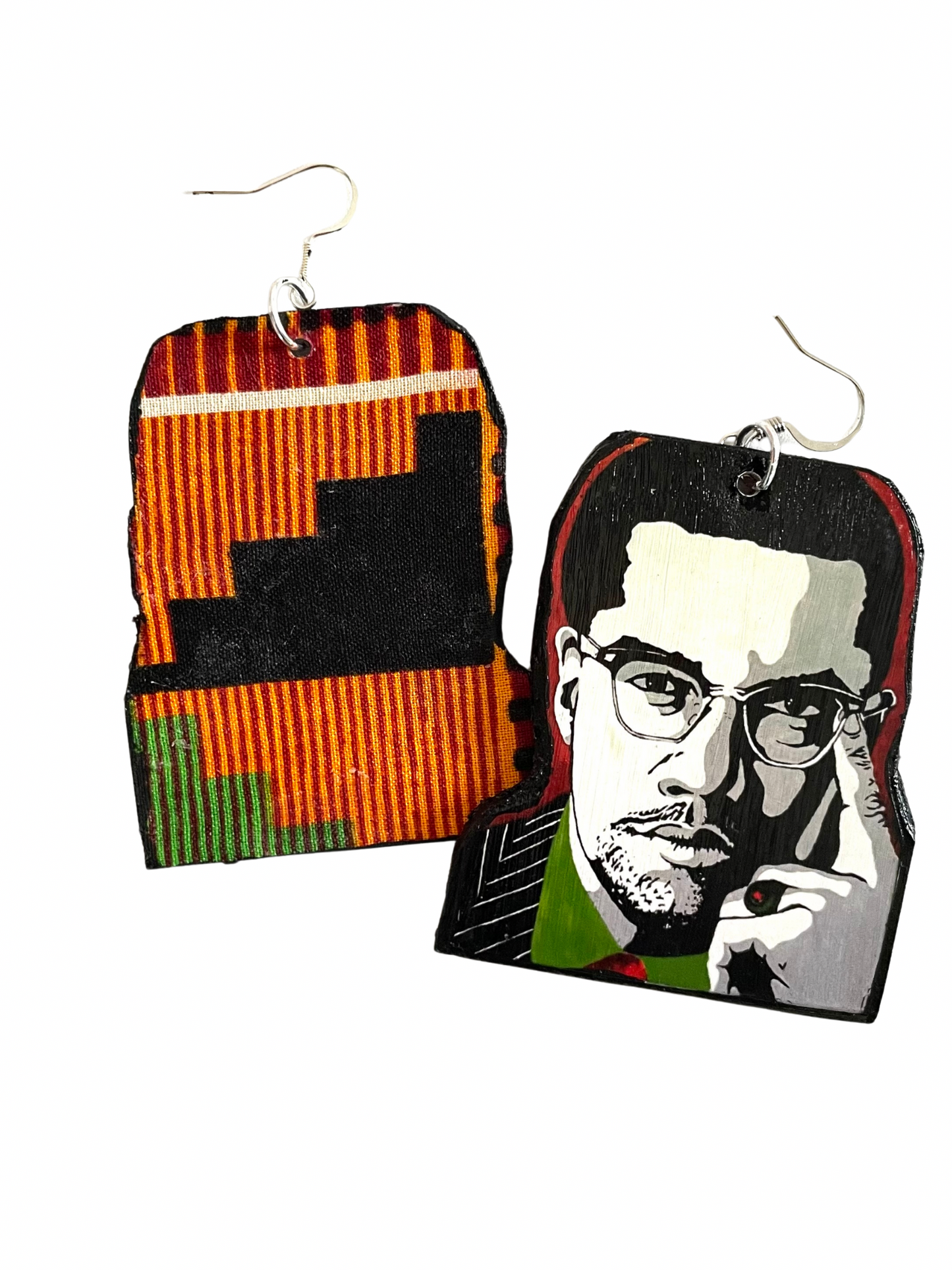 Malcolm X Silhouette Earrings